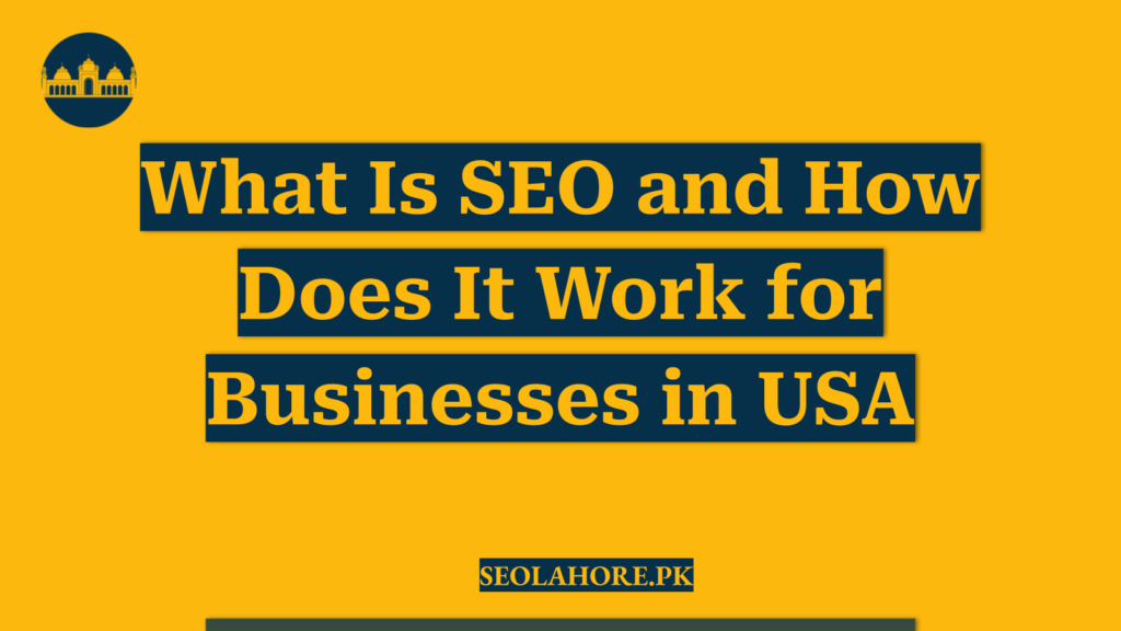 What Is SEO and How Does It Work for Businesses in USA
