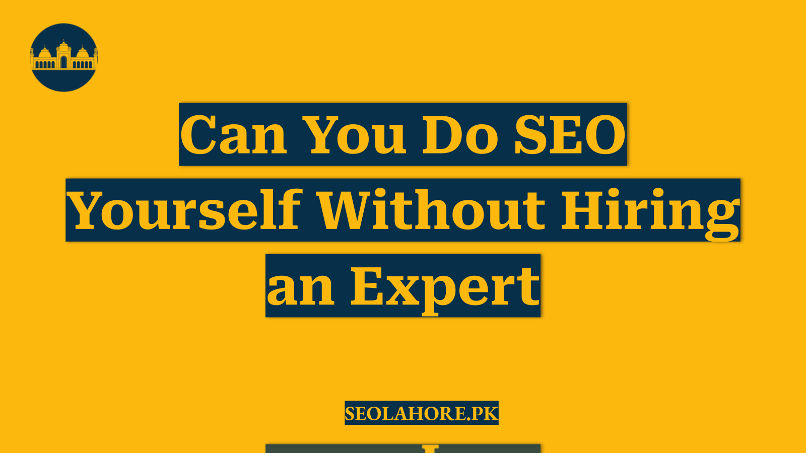 Can You Do SEO Yourself Without Hiring an Expert